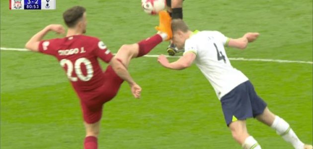 جوتا عن تفاديه الطرد أمام توتنهام: ليس تدخلاً قويًا