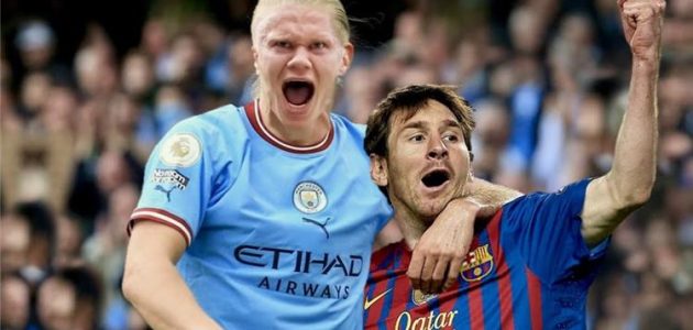 جوارديولا يحذر: هالاند لن يصل لمستوى ميسي أبدًا.. ولكن